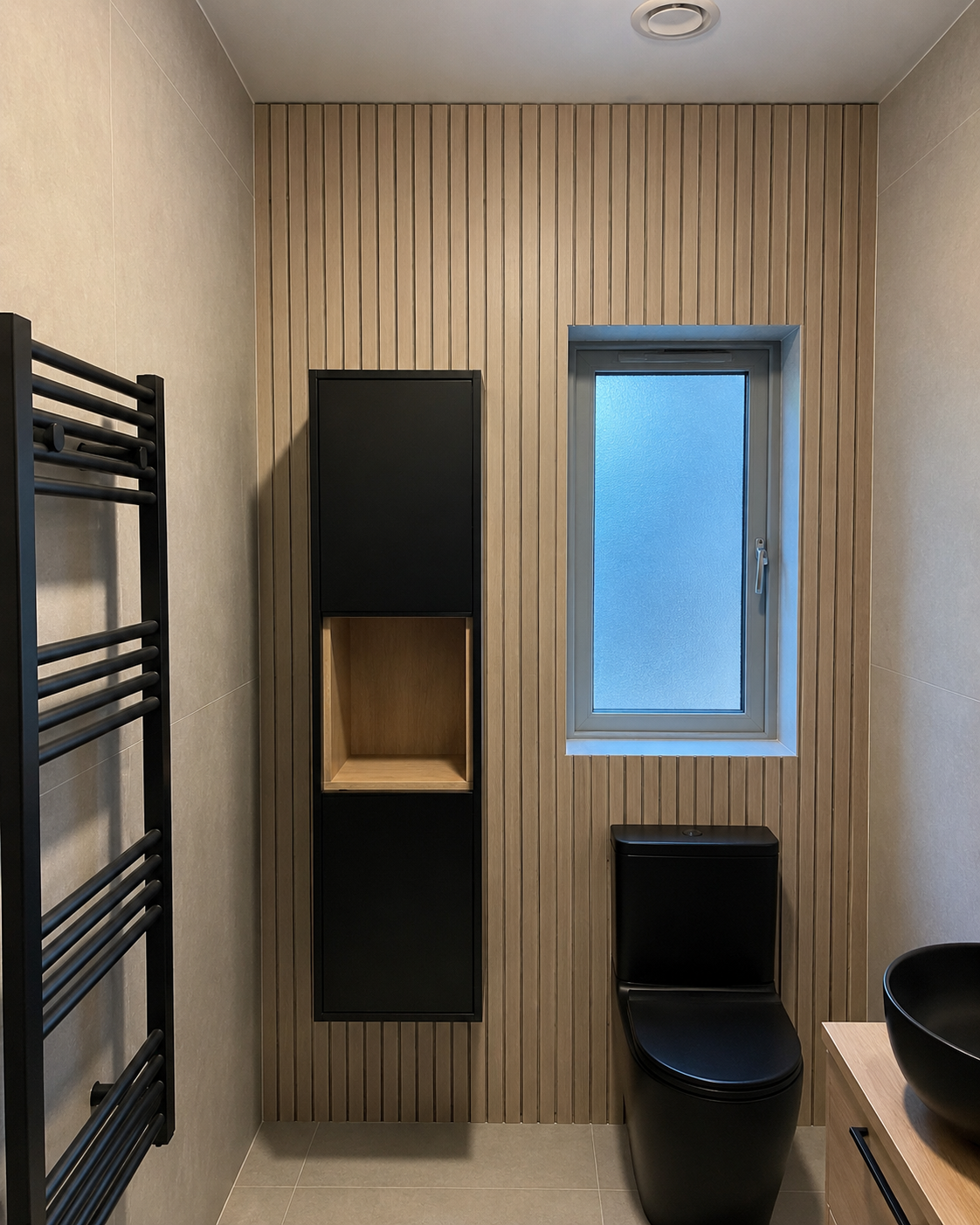 After bathroom renovation